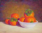 persimmons, fuyu persimmons